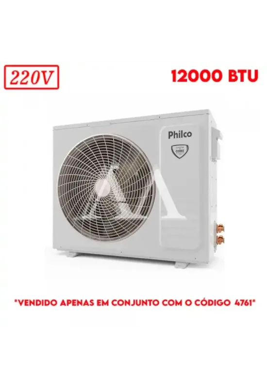 AR CONDICIONADO CONDENSADOR PHILCO SPLIT HI WALL ECO INVERTER PAC12FB