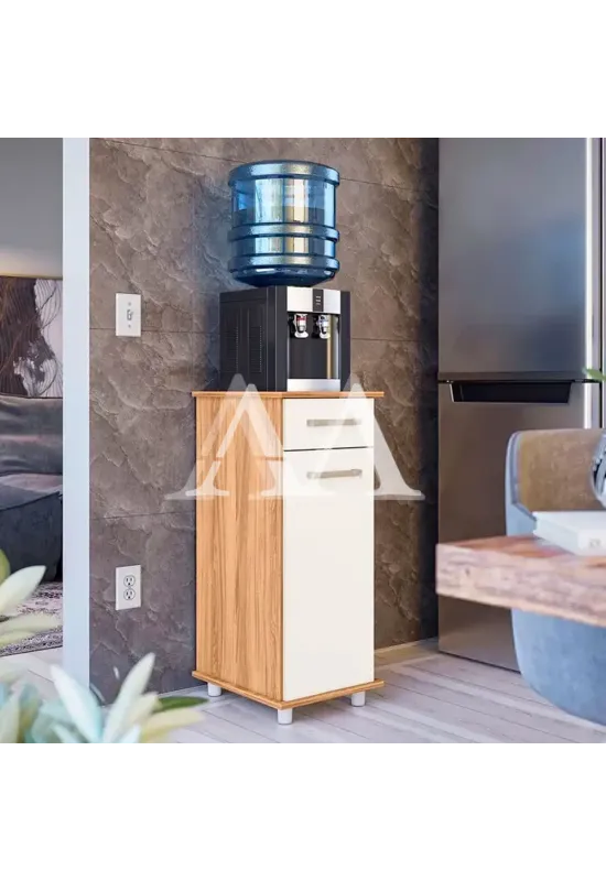 BALCAO NICIOLI 1P 1G ISIS SIMPLES FREIJO/OFF WHITE CRISTAL