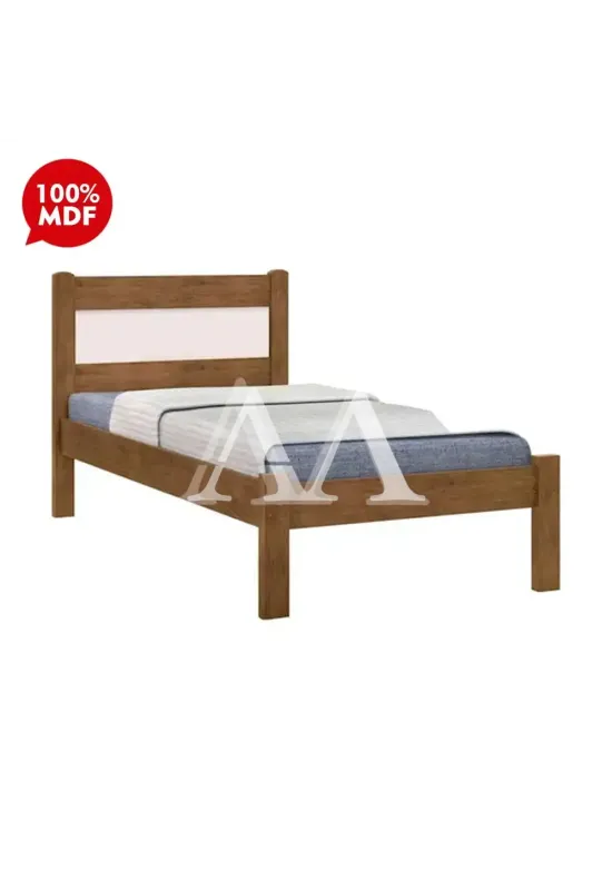 CAMA JA SOLTEIRO PRISMA JEQUITIBA/OFF WHITE