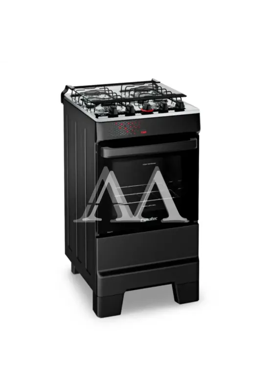 FOGAO 4B ESMALTEC IDEAL TOP 4122 PRETO