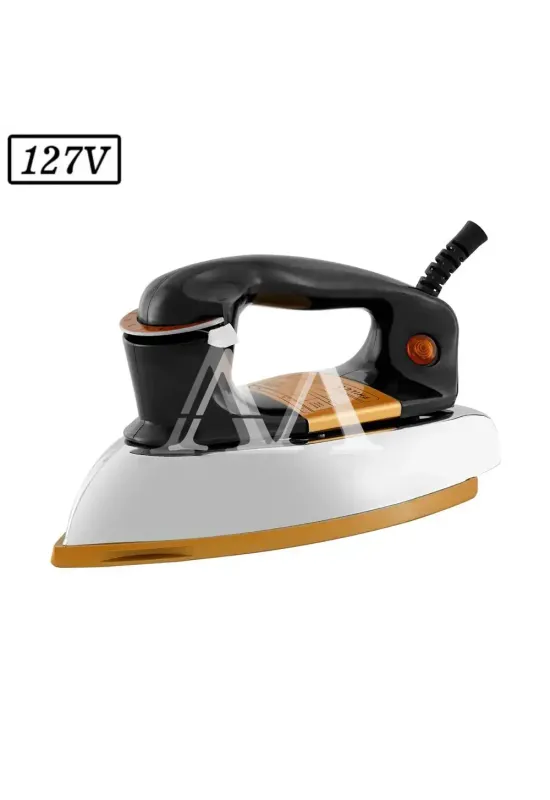 FERRO DE PASSAR PHILCO PFE01P SECO 127V PRETO/DOURADO