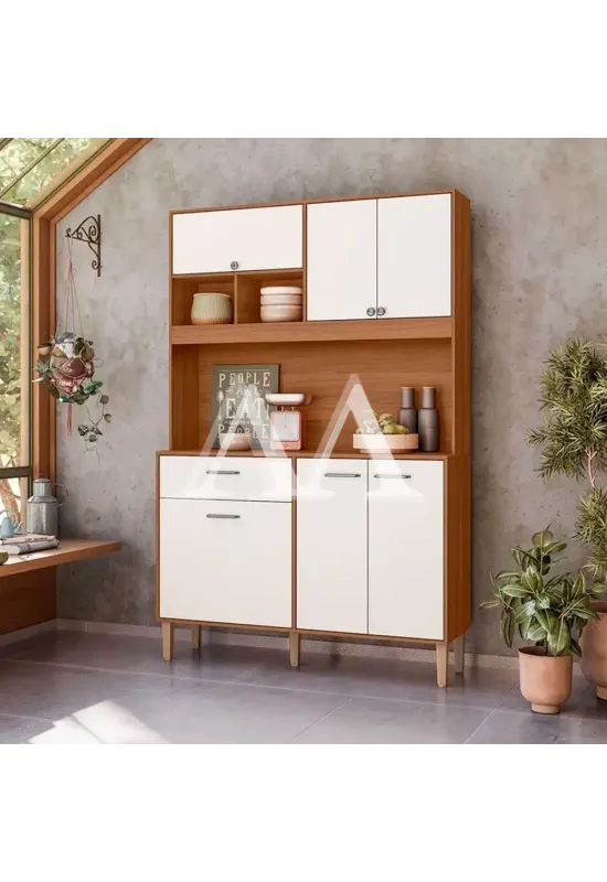 KIT 6P 1G NICIOLI ERVA DOCE 120 IPE/OFF WHITE CRISTAL