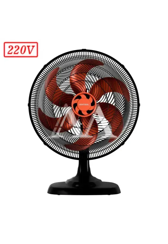 VENTILADOR VENTISOL MESA 50CM 6 PAS 3 VEL 220V BRONZE