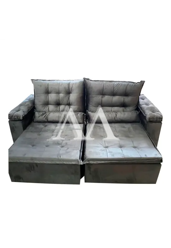 ESTOFADO RG VENEZA RETRATIL 2.20 CINZA INCA 10