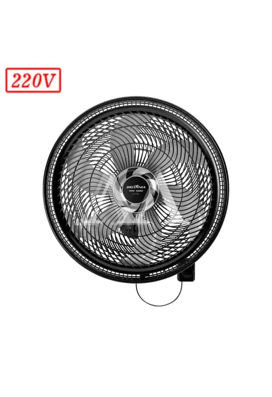 VENTILADOR BRITANIA MAXX FORCE BVT575 PAREDE 57CM 6 PAS 220V PRETO