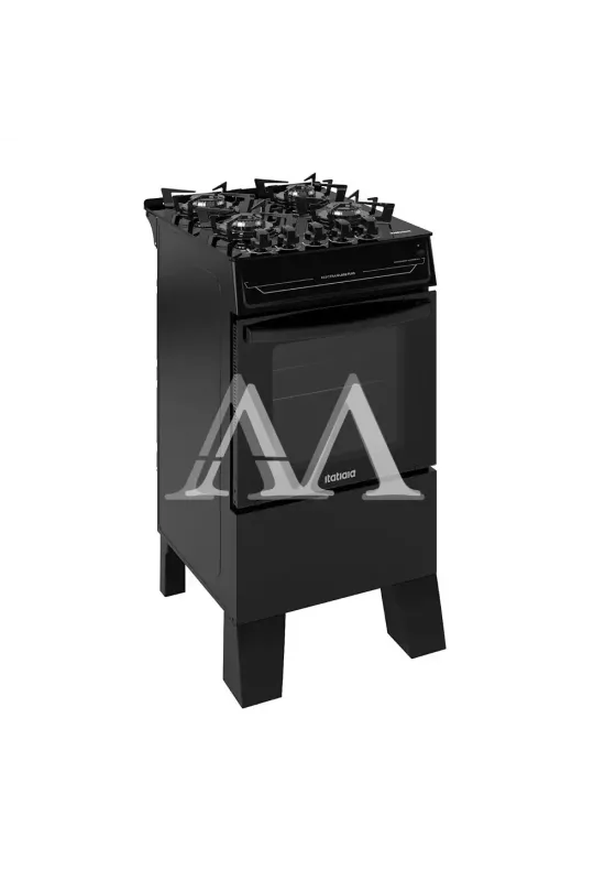 FOGAO 4B ITATIAIA ELECTRA GLASS PLUS AUTOMATICO PRETO