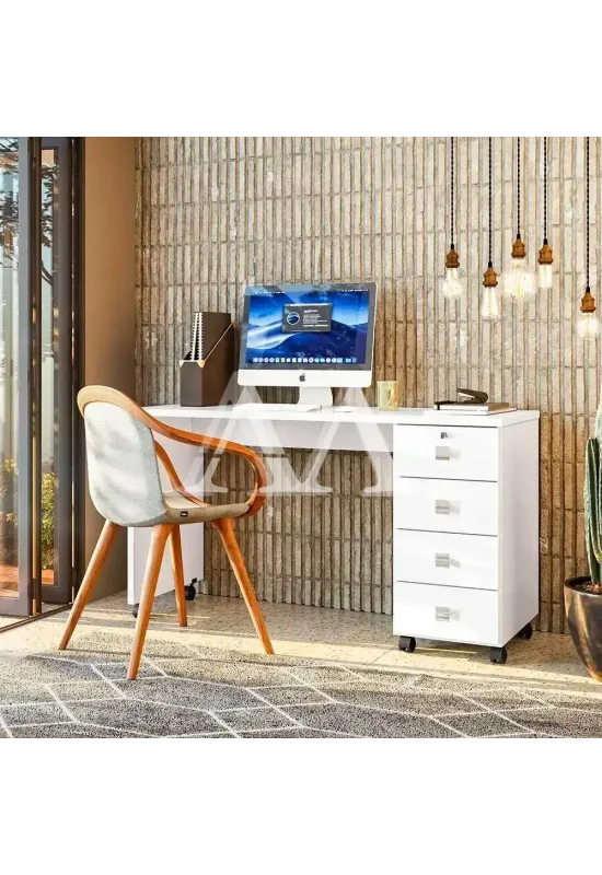 ESCRIVANINHA LUKALIAM DUBAI 4G BRANCO BRILHO