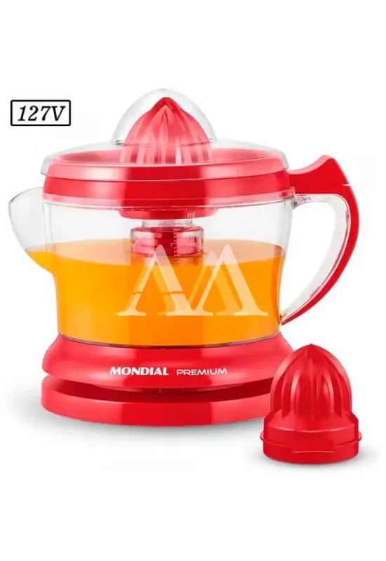 ESPREMEDOR DE FRUTAS MONDIAL PREMIUM E-23 127V  VERMELHO