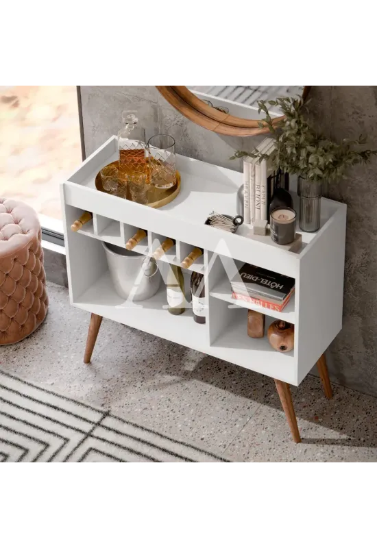 APARADOR EJ C/ ADEGA NEW ODIN BRANCO