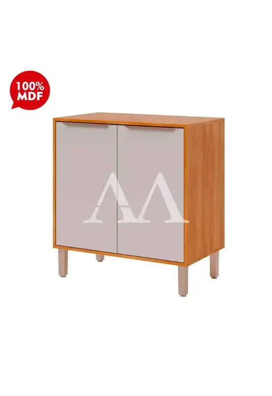 BALCAO MGM 2P DIVINA ESPLENDIDA CELESTE AUREA 80CM CINAMOMO/OFF WHITE