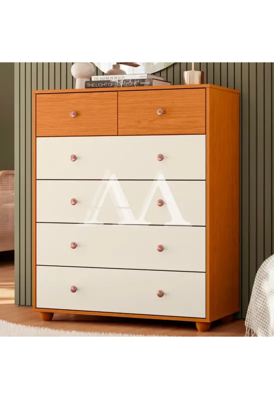 COMODA 6G ALBATROZ VITTORIA CINAMOMO/OFF WHITE