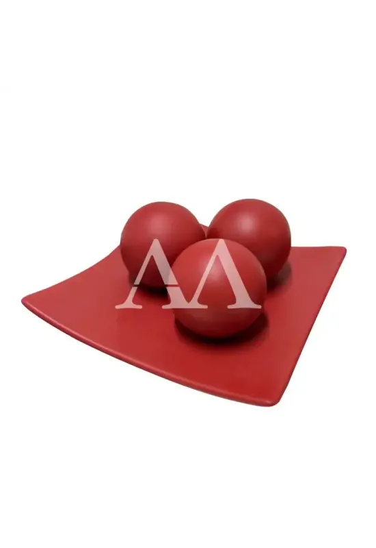 FRUT QUADRADA PQ CERAMICA CARMIM