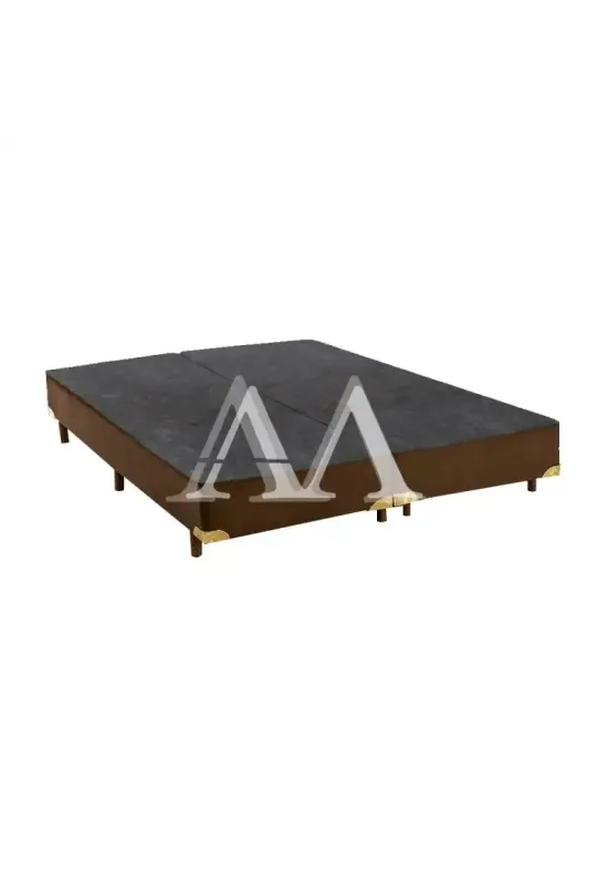 BASE BOX 96X203X30 RECONFLEX SOMIE SUEDE MARROM