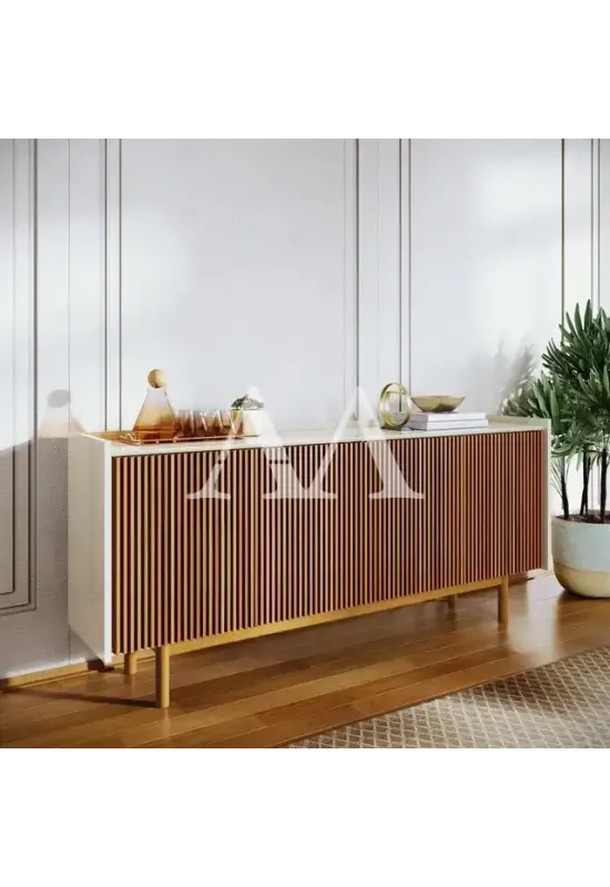 BUFFET IMCAL 4P DUNE 1.8 RIPADO OFF WHITE