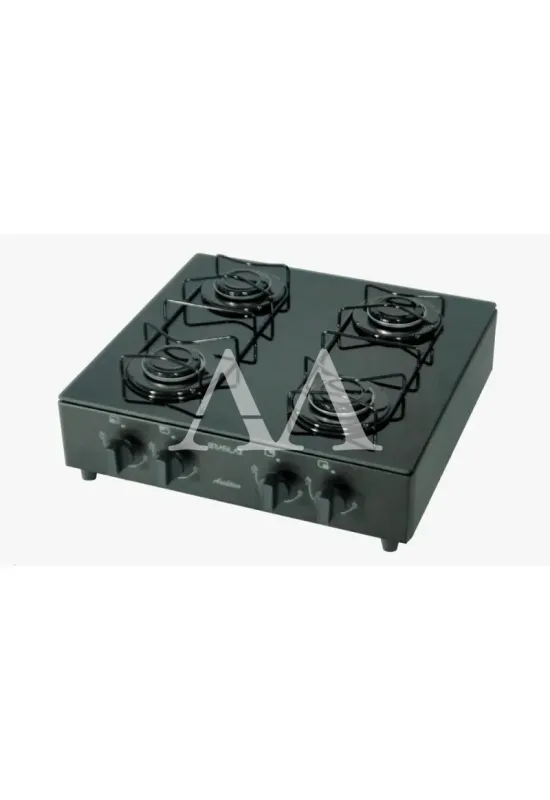 FOGAO 4B BRASLAR COOKTOP ASIATICO GLASS BLACK
