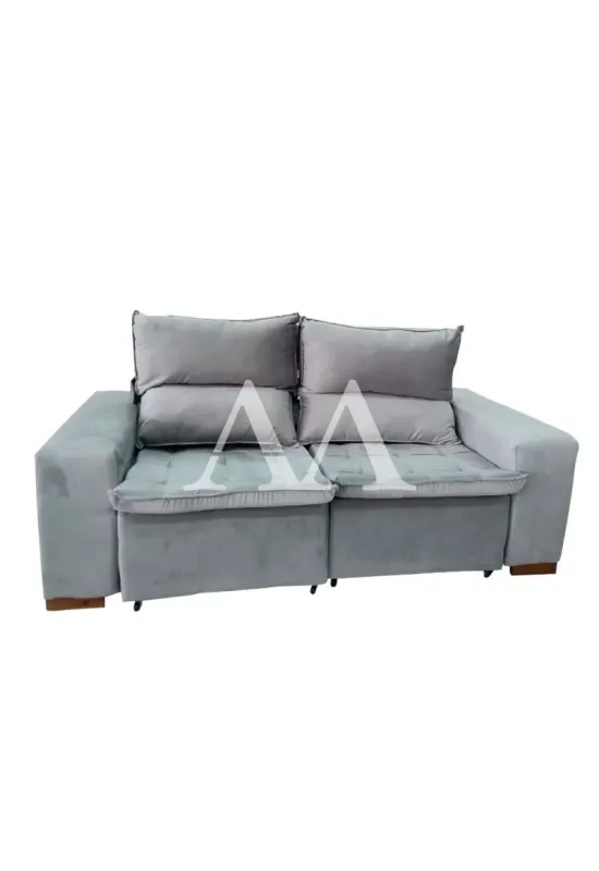 ESTOFADO BOMFLEX CHILE RETRATIL AREIA VELUDO ASTECA 03