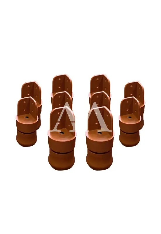 KIT TCIL PES C/10 PLASTICO C/ REGULAGEM CARAMELO