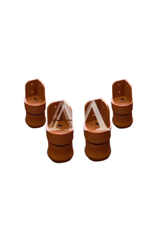 KIT TCIL PES C/4 PLASTICO C/ REGULAGEM CARAMELO