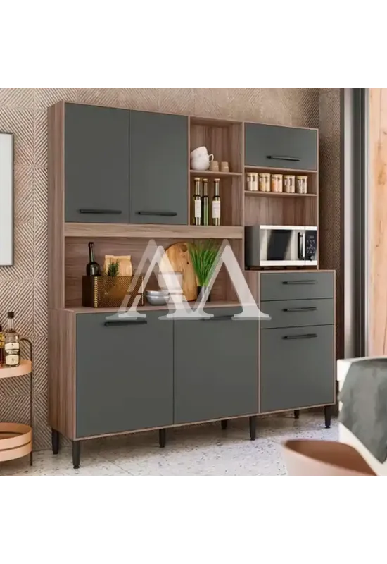 KIT 6P 2G NICIOLI SALSA CARVALHO NATURE/CHUMBO