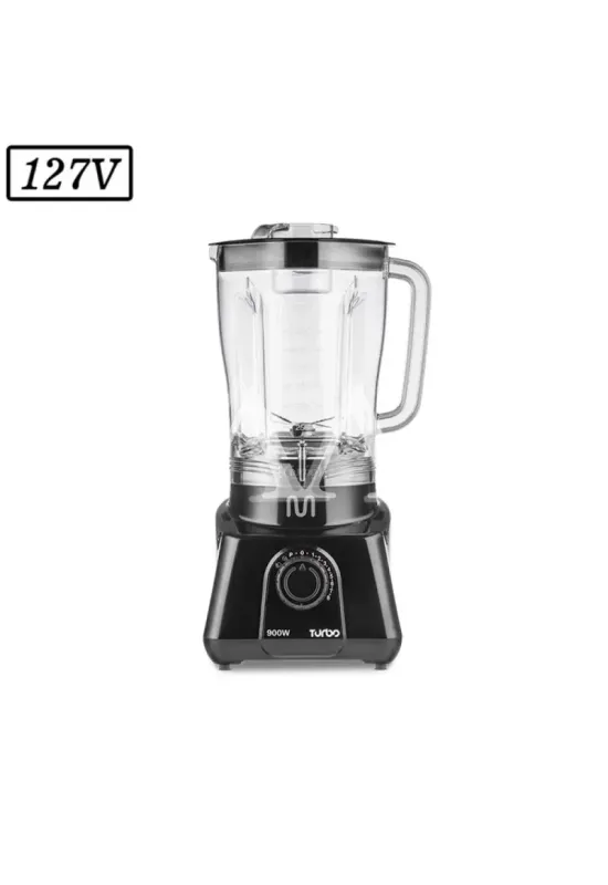 LIQUIDIFICADOR MULTILASER TURBO LQ901 900W 8 VEL 127V PRETO