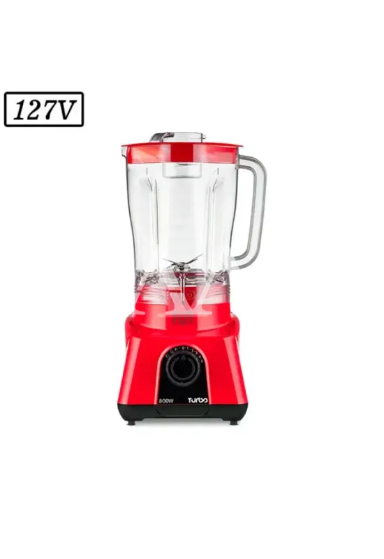 LIQUIDIFICADOR MULTILASER TURBO LQ903 900W 8 VEL 127V VERMELHO