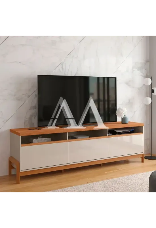 RACK BANCADA LUKALIAM ELEGANCE 2.1 OFF WHITE NEW/JEQUITIBA