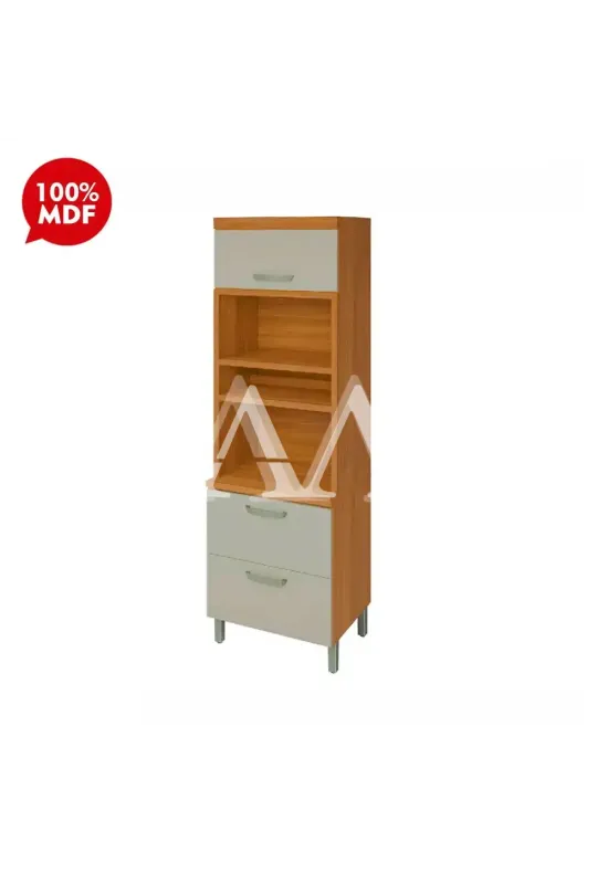 PANELEIRO NESHER TORRE QUENTE 2P 1G PRINCESA FREIJO/OFF WHITE 500355