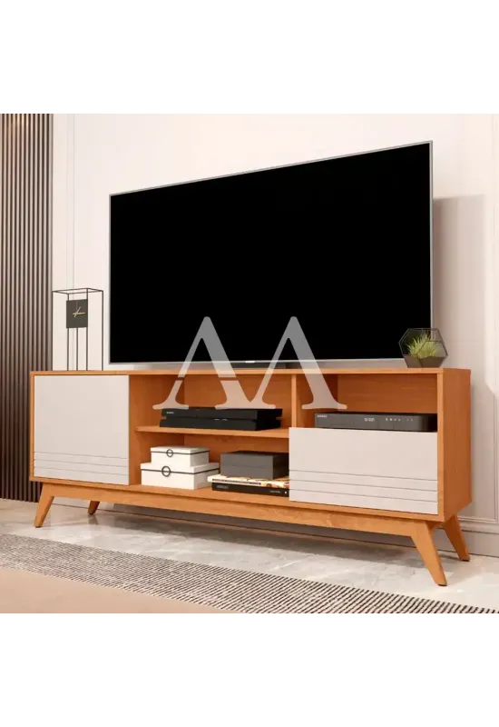 RACK GIGA KAIRO WOOD NATURE/OFF WHITE