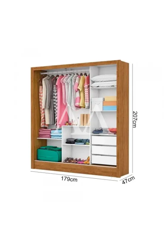 ROUPEIRO 3P. CORRER 3G CARIOCA SANTIAGO PLUS GOLD C/ESP E C/PE CINAMOM