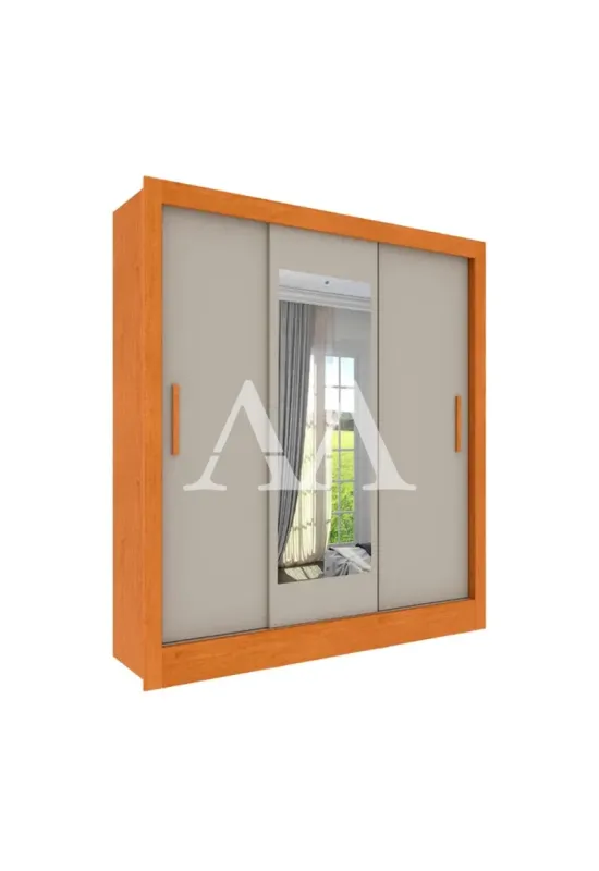 ROUPEIRO 3P. CORRER 4G TCIL VITORIA C/ESPELHO C/PES CINAMOMO/OFF WHITE