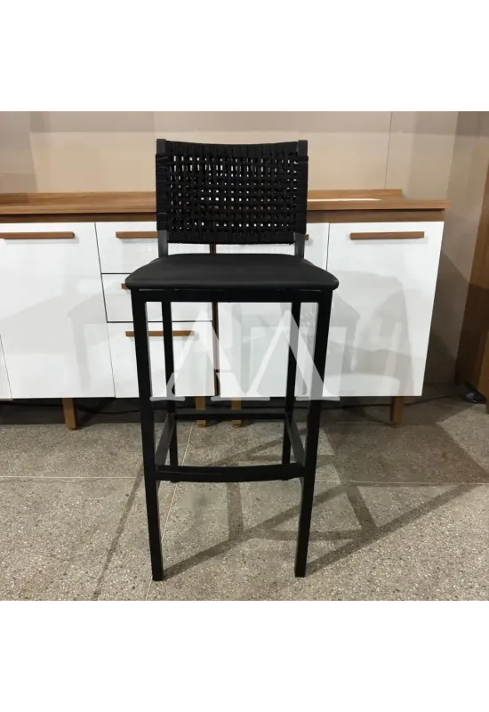 BANQUETA PAONANDA MADRI C/CORDA PRETO FOSCO