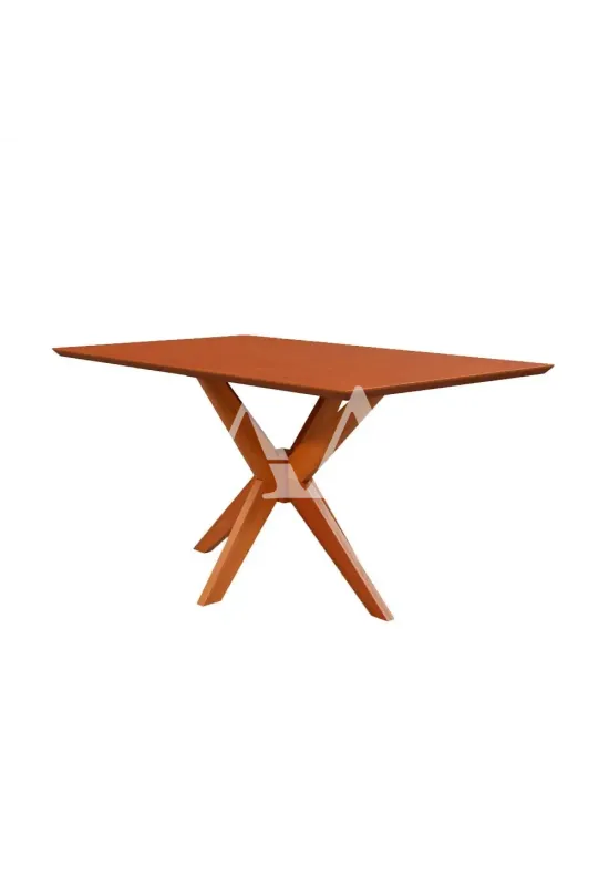 MESA AGN ANNA RETANGULAR 116X80 TAMPO LAMINADO MADEIRA