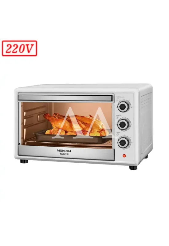 FORNO ELETRICO MONDIAL FRN-42-W FAMILY II 42L 1600W 220V BRANCO/INOX