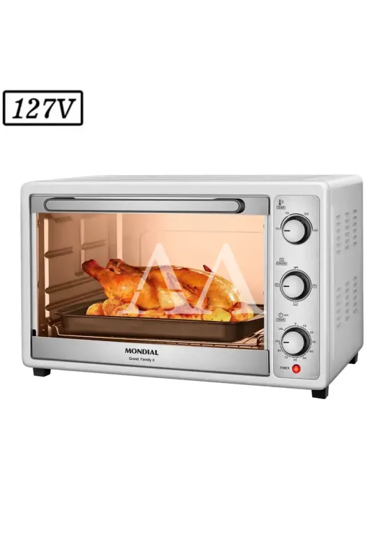 FORNO ELETRICO MONDIAL FRN-52-W GRAND FAMILY II 52L 1800W 127V BRANCO/