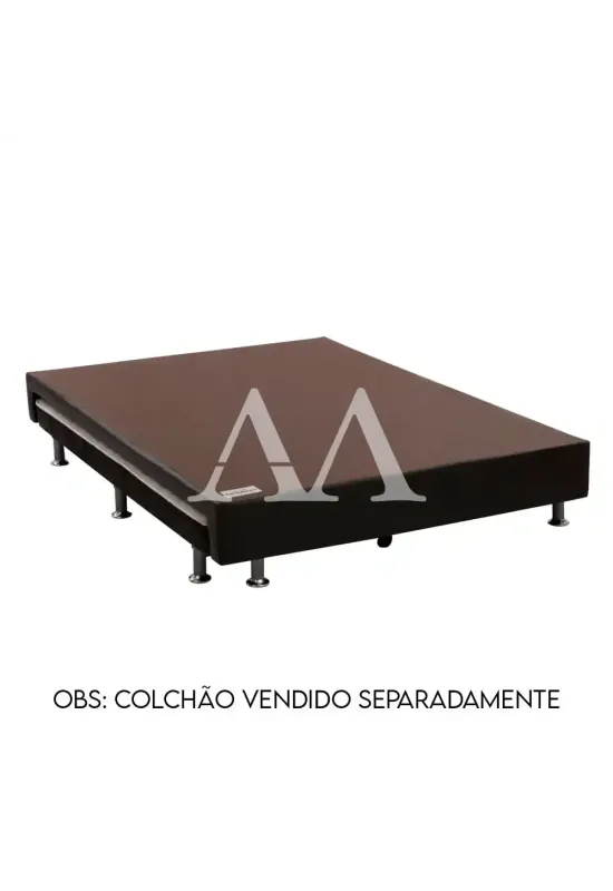 BASE BOX 138X188X25 ORTOBOM SOMMIER CORINO VAZADA PRETO