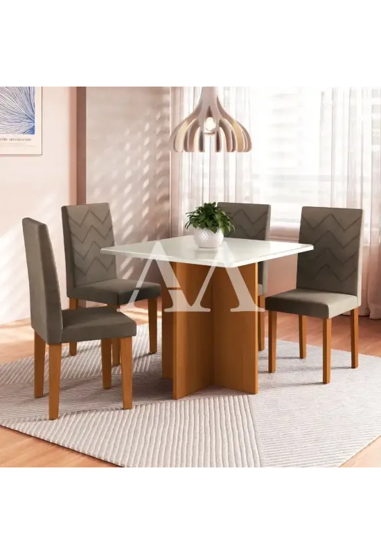 CJ MESA 4C INDEKES SANTIAGO 90X90 TAMPO VALDIVIA C/VDO CAD. AGATA FREI