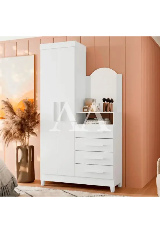 COMODA 4G 2P. ABRIR C/ ESPELHO ALBATROZ NEW CAPRI QUADRIFLEX