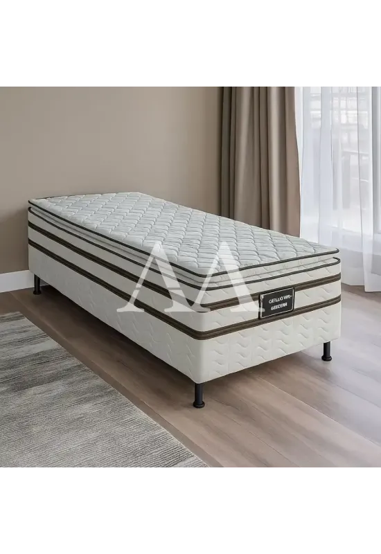 CAMA BOX D28 88X188X64 DESIGN MASTER C/PILLOW