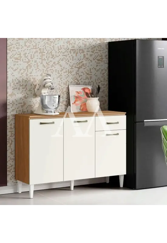 BALCAO ARAMOVEIS 3P 1G ATENAS ATACAMA/OFF WHITE