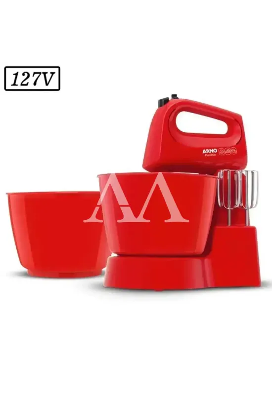 BATEDEIRA ARNO FACILITA SX25 2 TIGELAS 350W 3 VEL 127V VERMELHA