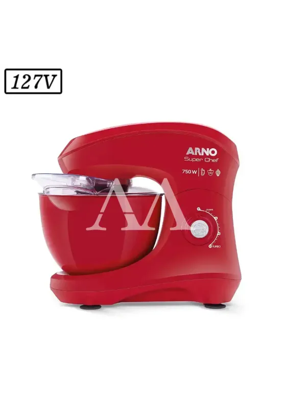 BATEDEIRA ARNO PLANETARIA SUPERCHEF KM02 1 TIGELA 750W 15 VEL 127V VER