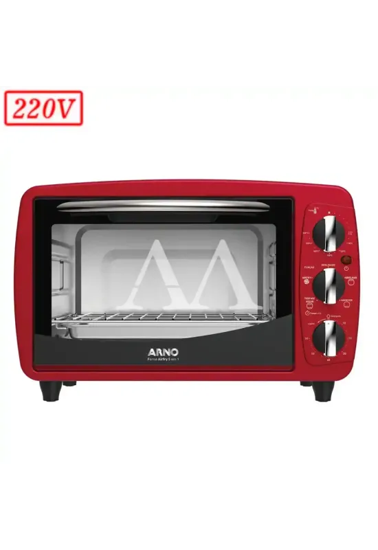 FORNO ELETRICO ARNO AIRFRY FOR3 20L 1400W 220V VERMELHO