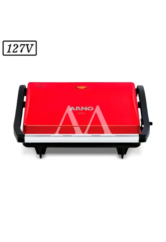 SANDUICHEIRA GRILL ARNO COMPACT UNO 760W 127V VERMELHA