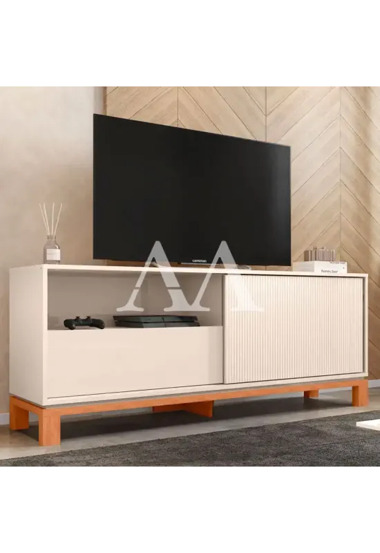 RACK BANCADA CAEMMUN MONDRIAN 1.5 OFF WHITE MR/FREIJO