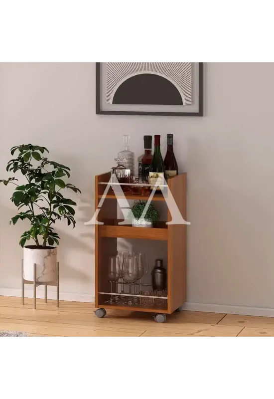 CARRINHO BAR ARTELY BRITO CINAMOMO