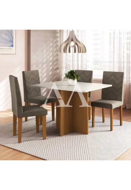 CJ MESA 4C INDEKES SANTIAGO 90X90 TAMPO VALDIVIA C/VDO CAD. AGATA FREI