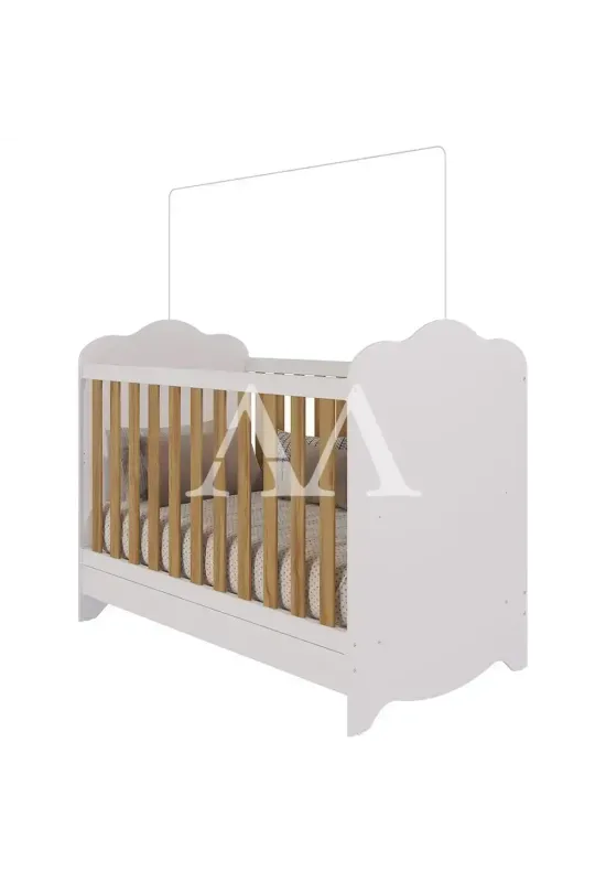 BERCO PEROBA PROVENCAL ACONCHEGO 3 EM 1 BRANCO BRILHO/AMENDOA