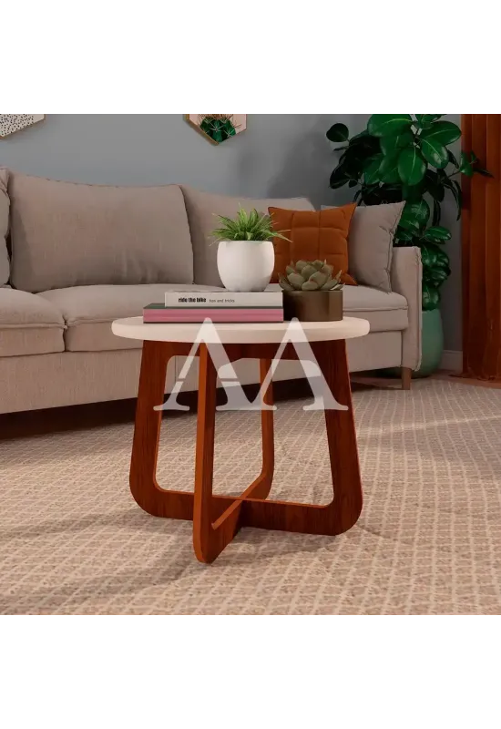 MESA CENTRO ARTELY JASMIN OFF WHITE/CEDRO