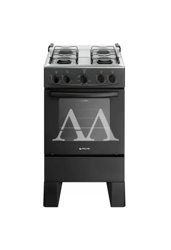 FOGAO 4B ATLAS MILAO PRETO
