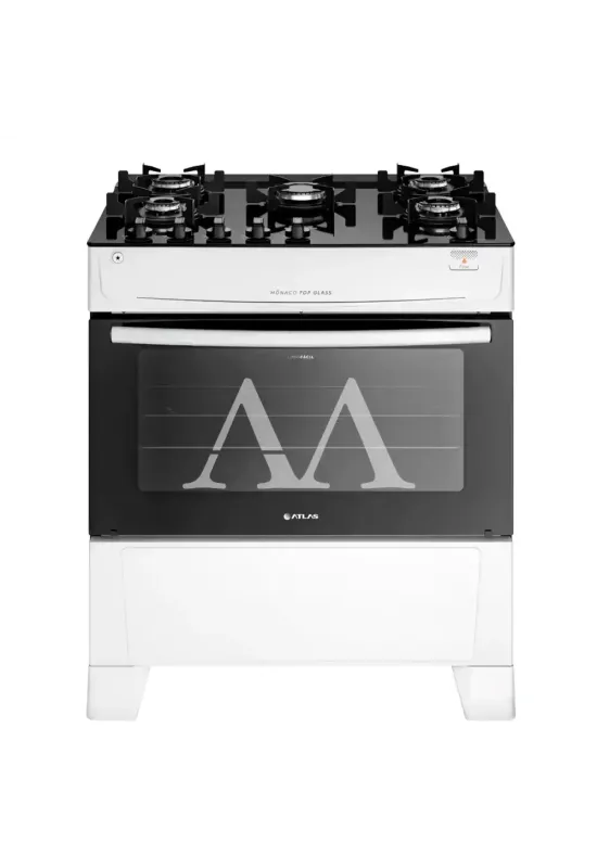 FOGAO 5B ATLAS MONACO TOP GLASS BRANCO